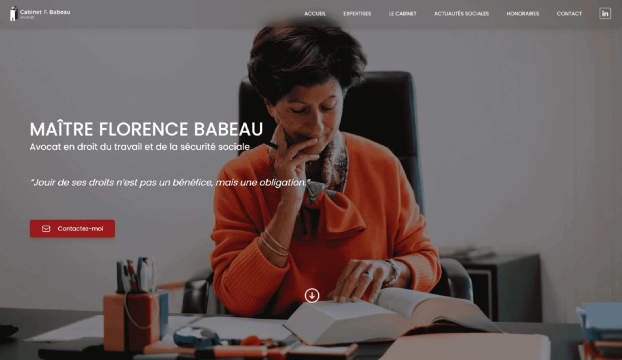 Cabinet Florence Babeau — projet livré par Hyacinthe N'Goma (Orizon Group Services)