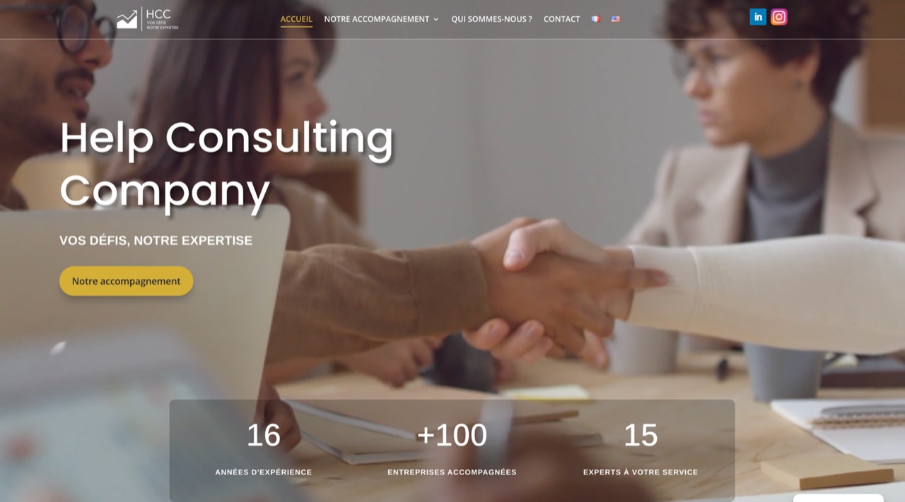 Help Consulting Company — projet livré par Hyacinthe N'Goma (Orizon Group Services)