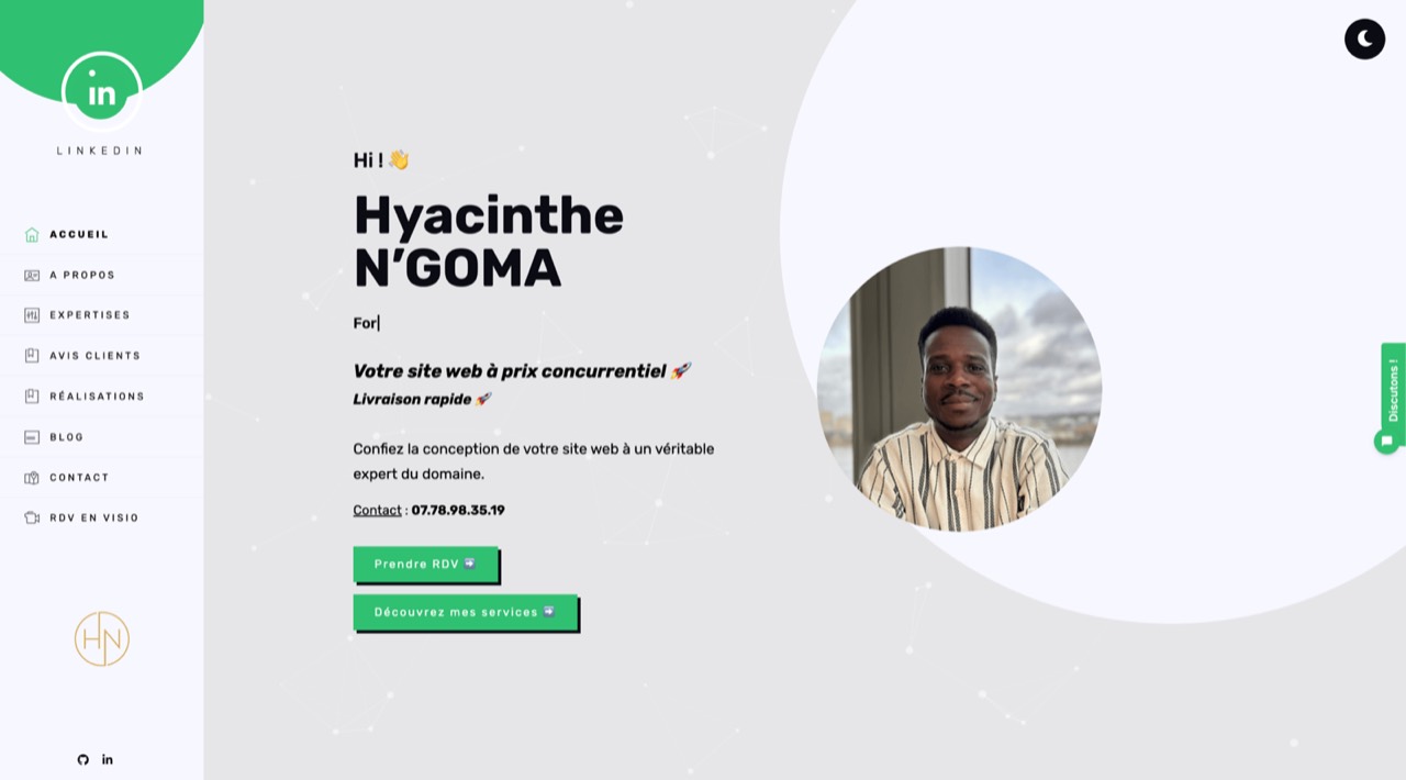Portfolio Hyacinthe N'Goma — projet livré par Hyacinthe N'Goma (Orizon Group Services)